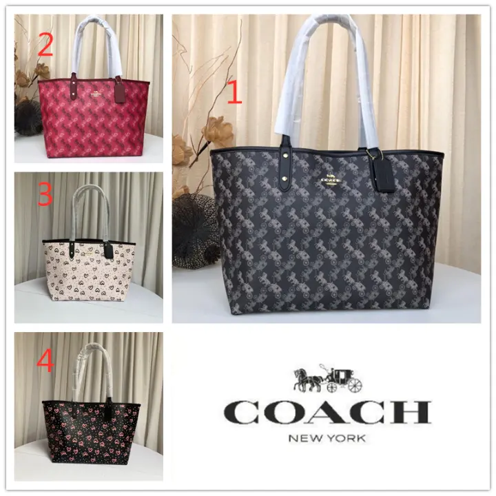 coach double sided tote bag