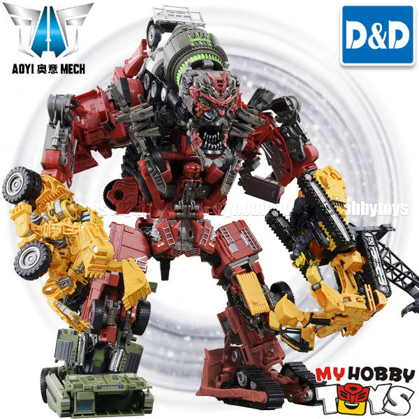 Aoyi Mech D&D Transformable Robot- 8-in1 ROTF Devastator Combiner ( H6001-8A~8D  + DD-01~04 set of 8 Studio Series Constructicon ) | Lazada