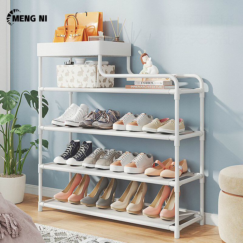 Simple shoe rack home door dust-proof multi-layer dust-proof shoe cabinet dormitory storage artifact