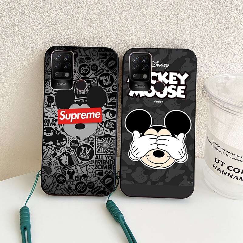Tecno Pova LD7 Casing Mickey Mouse Cartoon Shockproof Phone Case