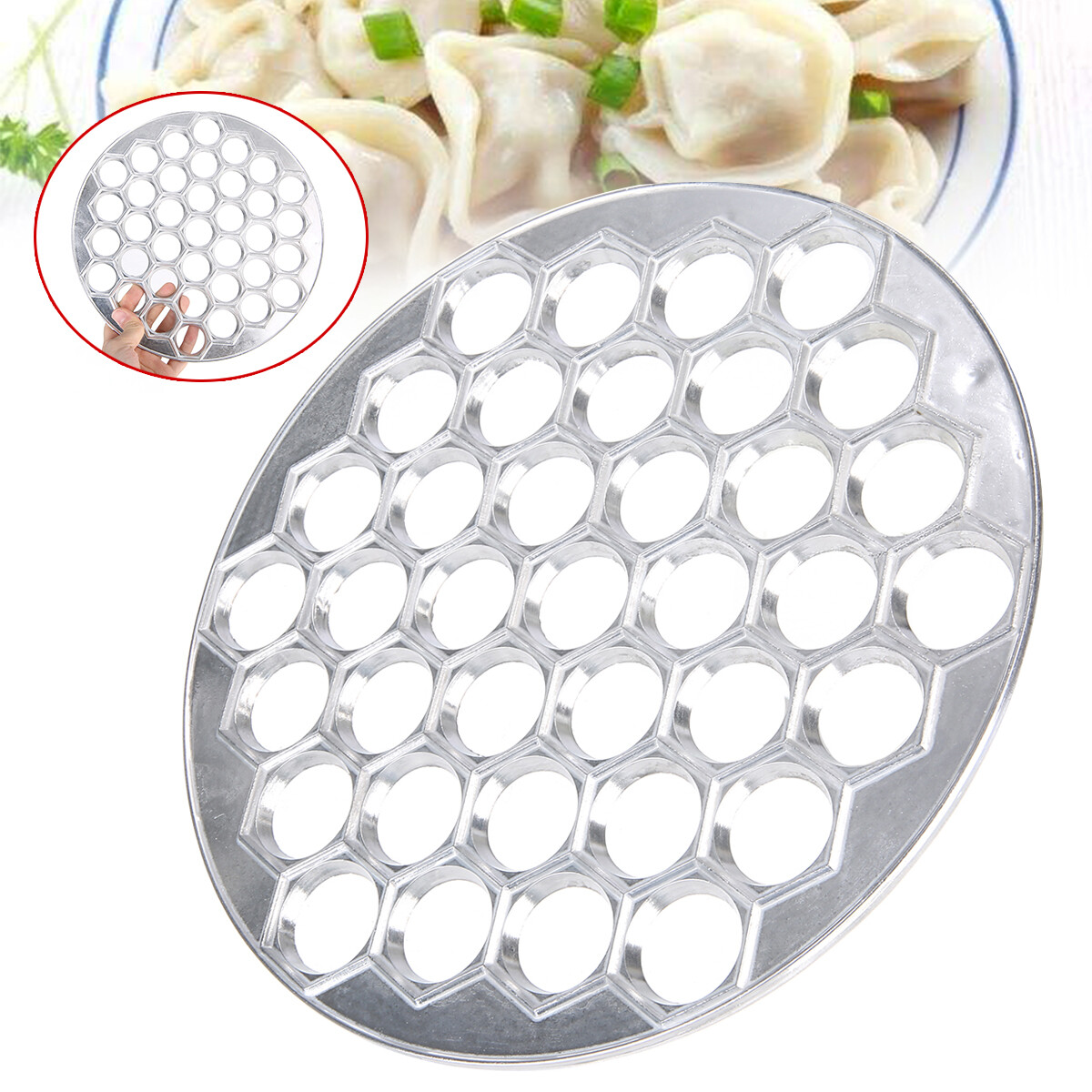 BOKALI 1PCS Aluminum Ravioli Maker Pasta Form Meat Dumpling Mold Home Kitchen Tools