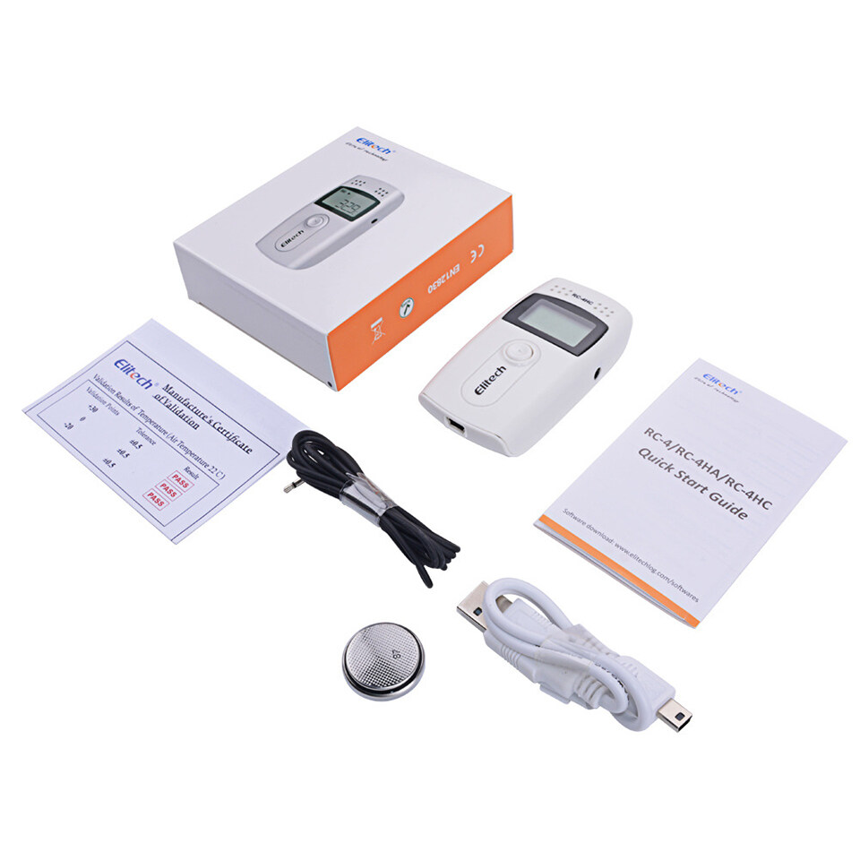 RC4HC USB Temperature Data Logger 16000 Point Temperature Humidity