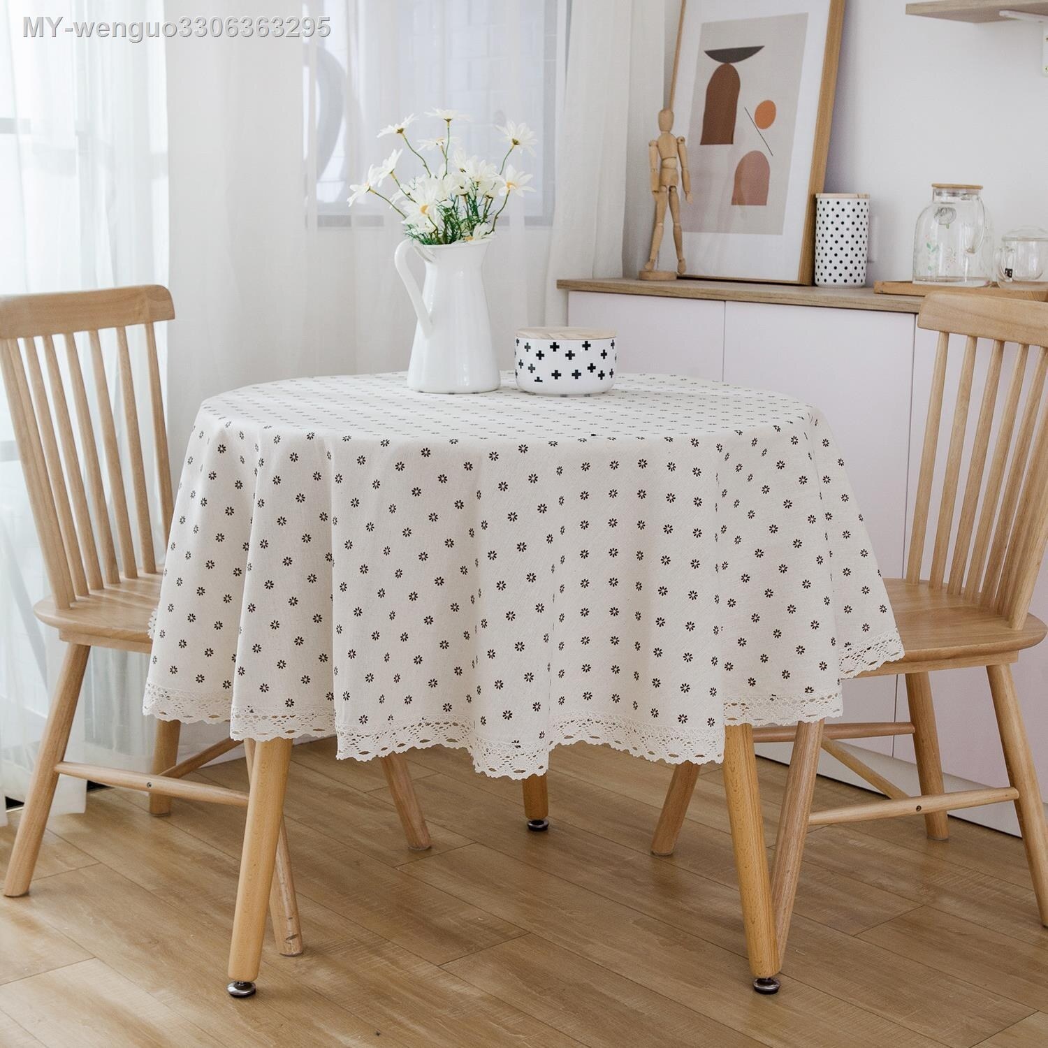 How To Sew A Small Round Tablecloth