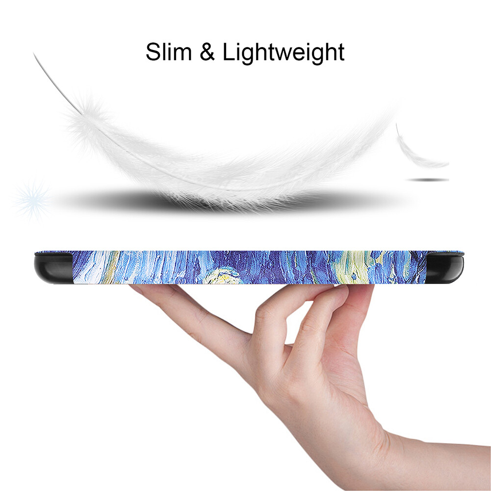 Waterproof E-book Reader Shell PU Leather Hard PC Painted E-book Reader Cover Shell Auto Sleep Replacement for Amazon All-new Kindle 2022