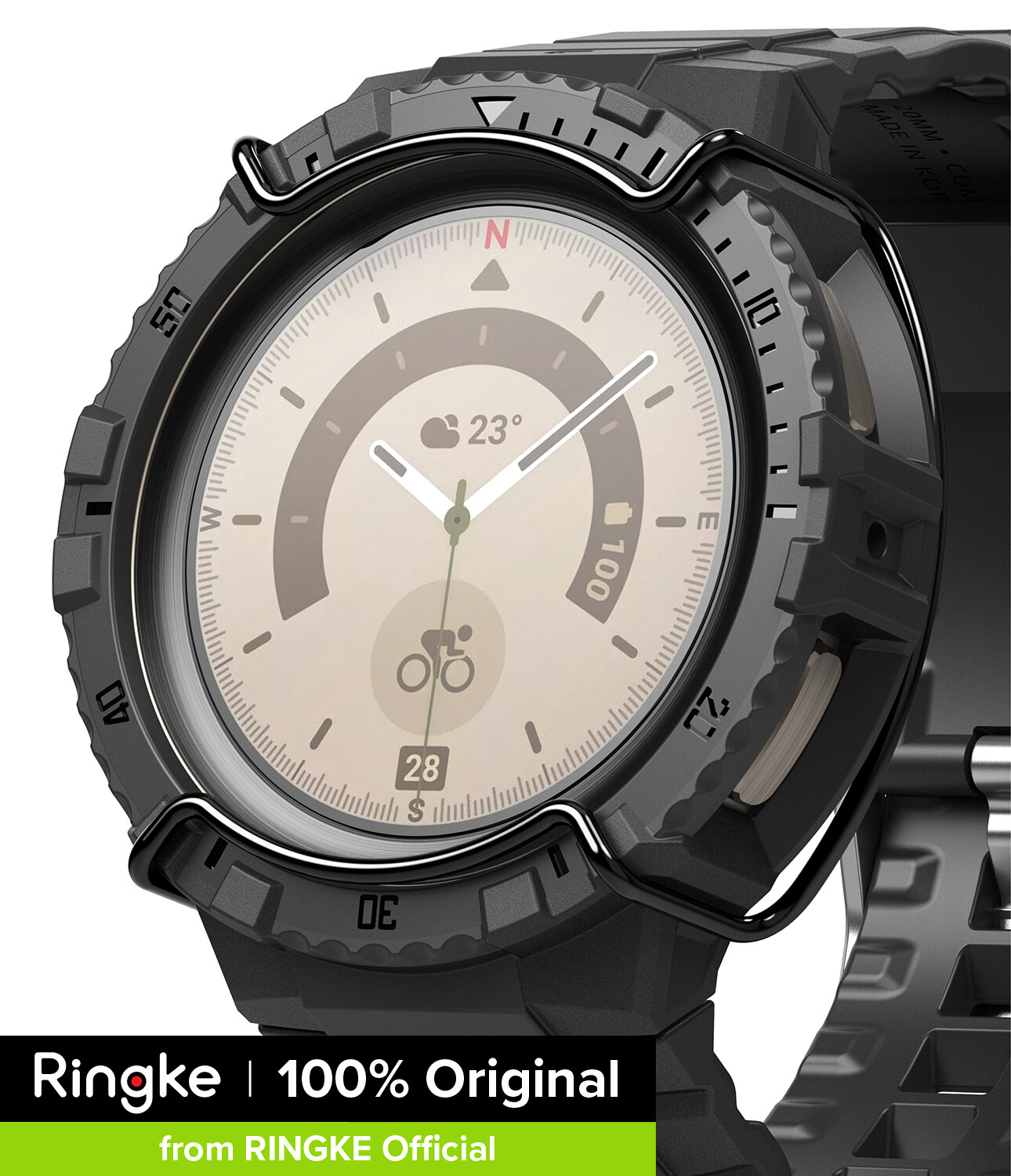 Ringke Fusion-X Guard Tương Thích Với Samsung Galaxy Watch 5 Pro Ốp 45Mm