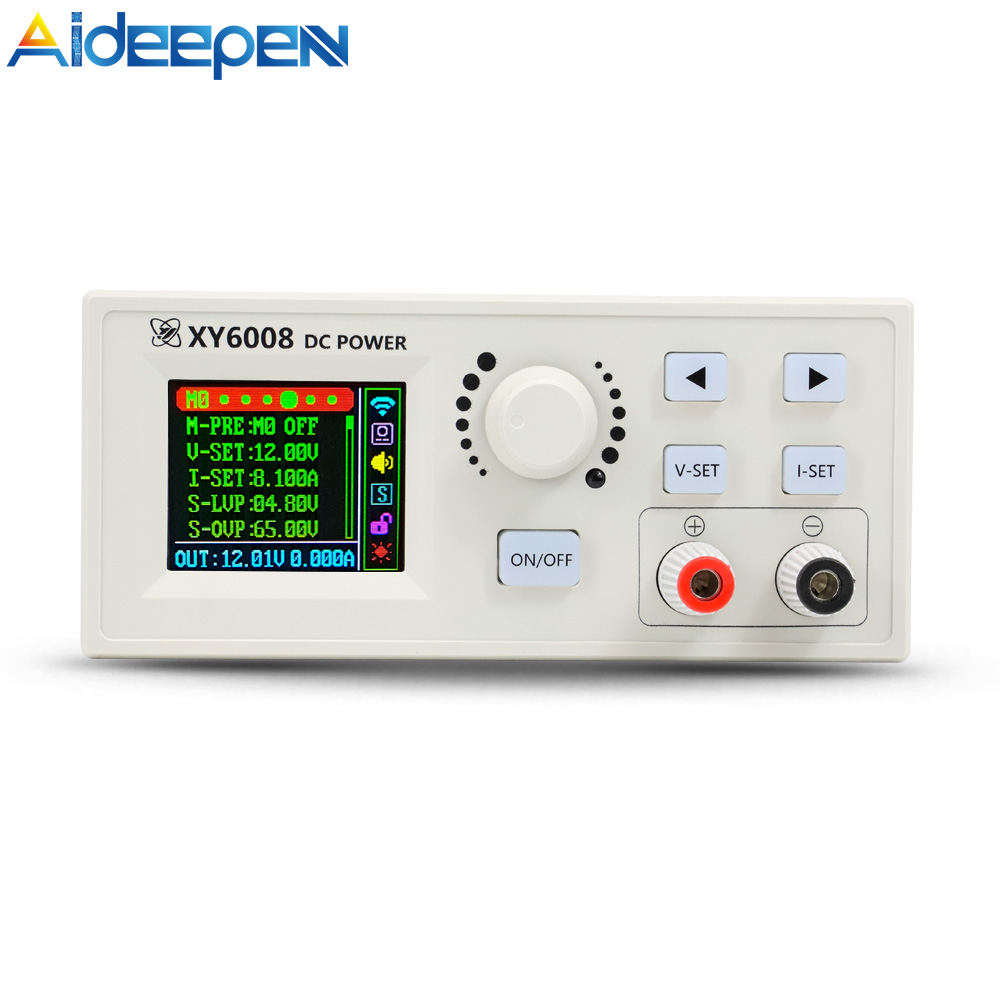Aideepen XY6008 NC Adjustable DC Regulated Power Supply Constant Voltage and Constant Current Maintenance 60V 8A 480W Step-down Module