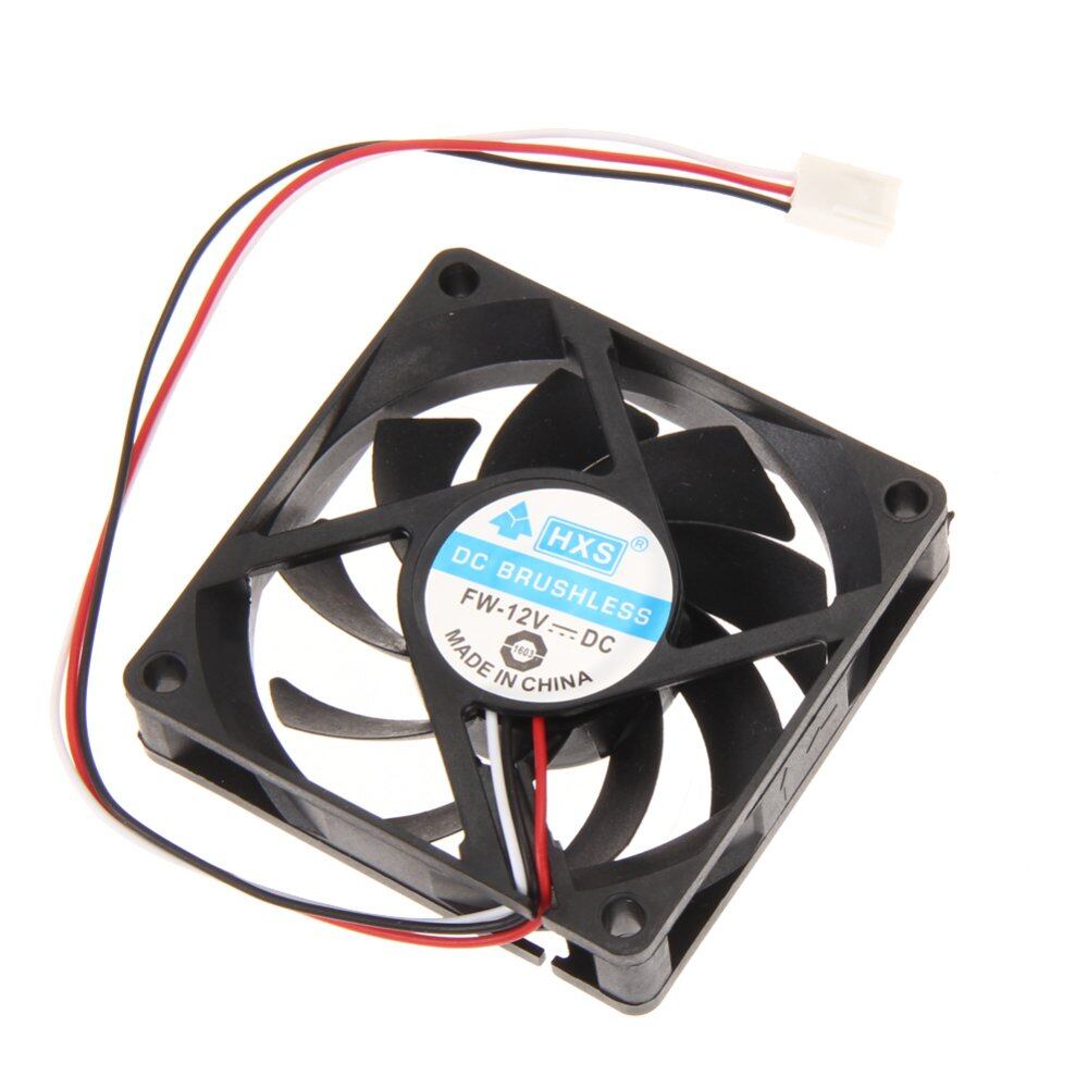 Quạt làm mát Vỏ máy tính cầm tay 12V 7cm 70mm PC CPU Quạt làm mát làm mát