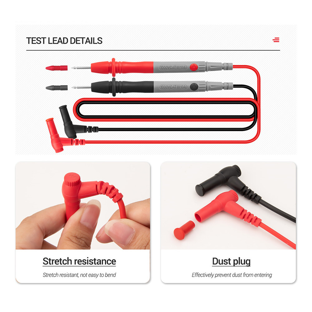 Smart Sensor 4000 Counts Digital AC Current Clamp Meter 400A Automatic Range Backlight Voltage Meter Clamp Gauge NCV Test Clamp Ammeter Universal Meter Tester Temperature /Capacitance/ Diode / AC Current / AC/DC Voltage / Resistance / Frequency