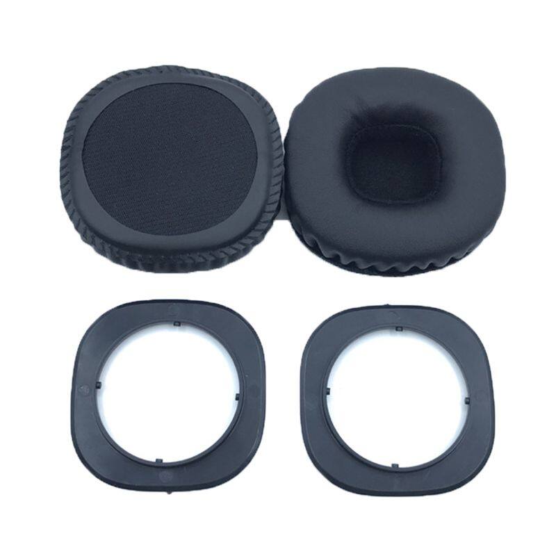 【ES】1Pair Soft Sponge Ear Pads Earpads Leather Ear Cushion Replacement for Marshall MID ANC Bluetooth Headphones