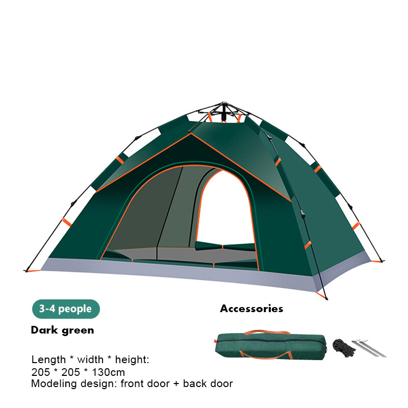 【🇲🇾Stock】1/4 Person Outdoor Camping Tent Foldable UV Resist Tent Fast