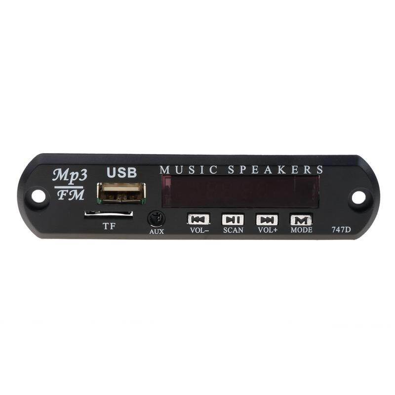 DC 5V 12V MP3 Player Decoder Board USB 3.5MM AUX MP3 Audio Module Receiver Support MP3 WAM WAV For Car Music Speaker With Remote Control（No Bluetooth）