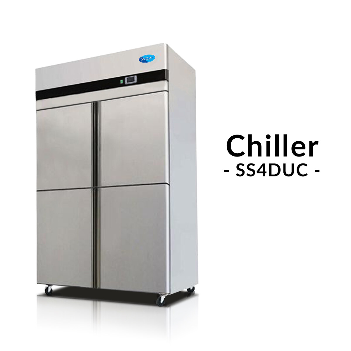 upright combination freezer and chiller