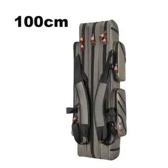 2019 Outdoor 3 Layer Fishing Bags 80cm 90cm 100cm 120cm Waterproof Tackle Bag Rod Pole