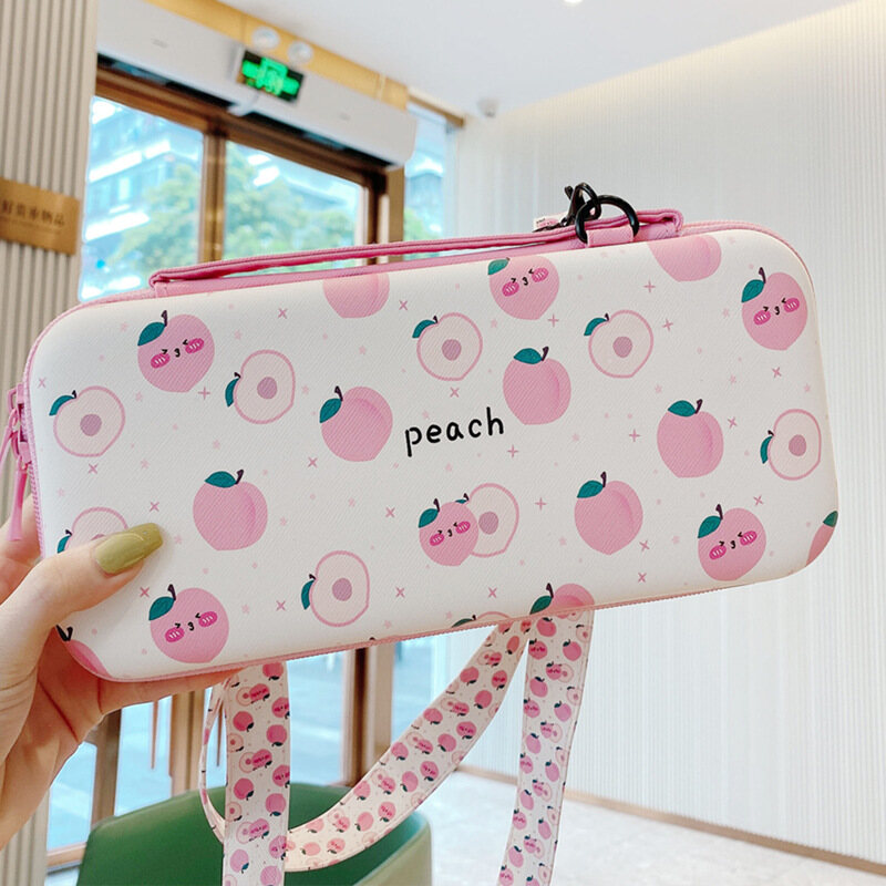 Cute Cartoon Storage Bag For Nintendo Switch Travel Carry Protective Case NS Game Console Box Shell with Lanyard Dropshipping