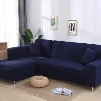 Stretch L Shaped Sofa Cover For Living Room Chaise Longue Sectional Slipcover Corner Shape Elastic 2 Pcs Stretch L Shaped Sofa Cover For Living Room Chaise Longue Sectional Slipcover Corner Shape Elastic 2 Pcs