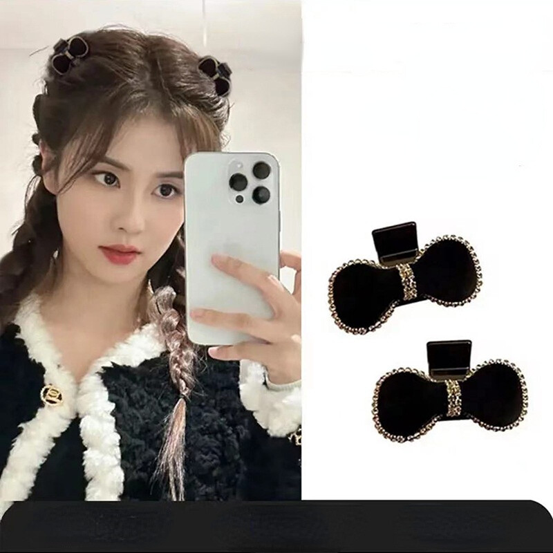 Kẹp Tóc Nhỏ Thời Trang Nơ Phong Cách Hàn Quốc
