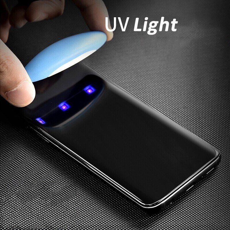 {hot} UV Glue And Light For Tempered Glass Special Use All Mobile Phone Screen Protector 3D Full Coverage Protective Film
