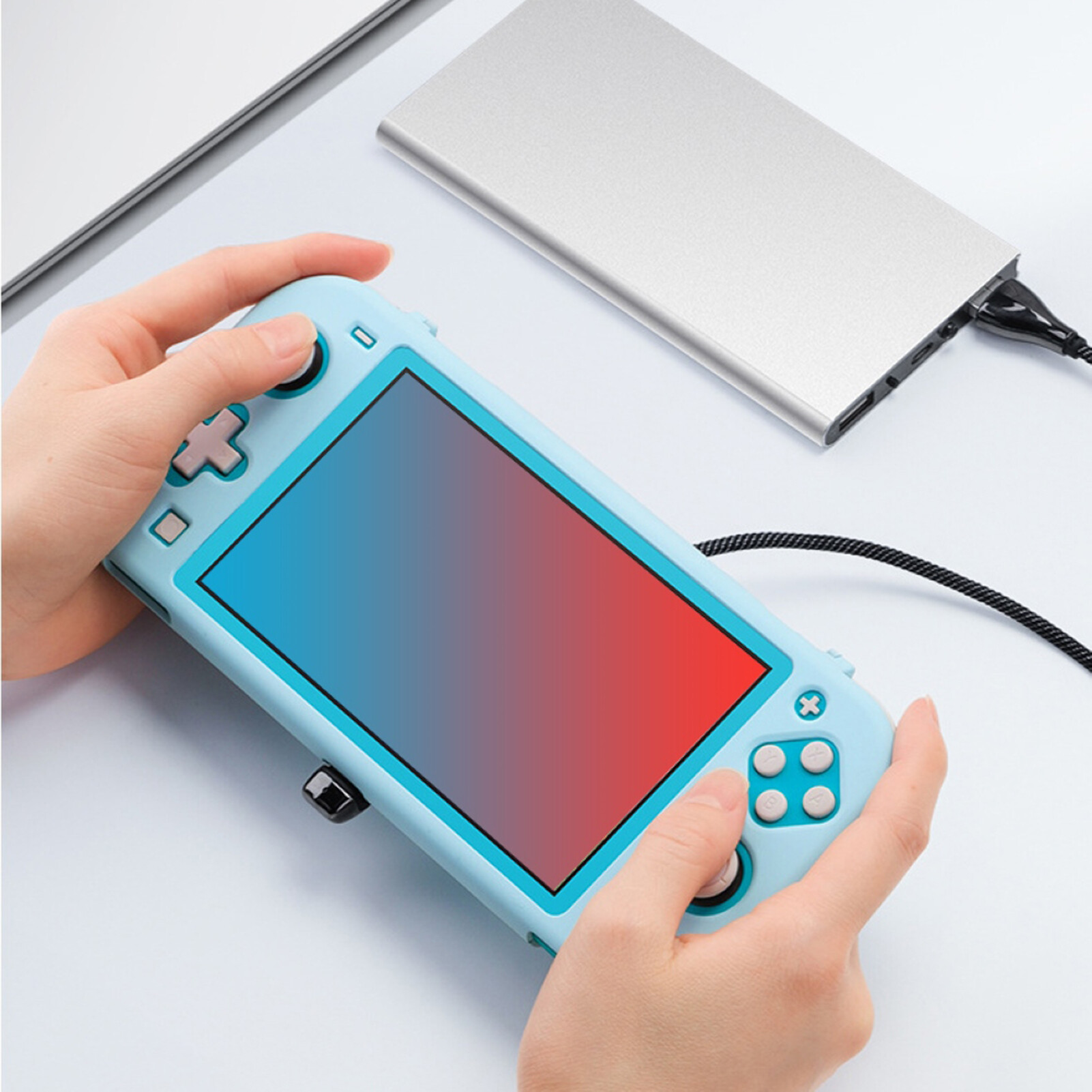 Soft Anti-Scratch Solid Color Gamepad Protective Cover for Nintendo Switch LiteSuitable For Switch Lite Protective Shell Frosted All-Inclusive Protective Cover Nsl Pure Color Soft Shell