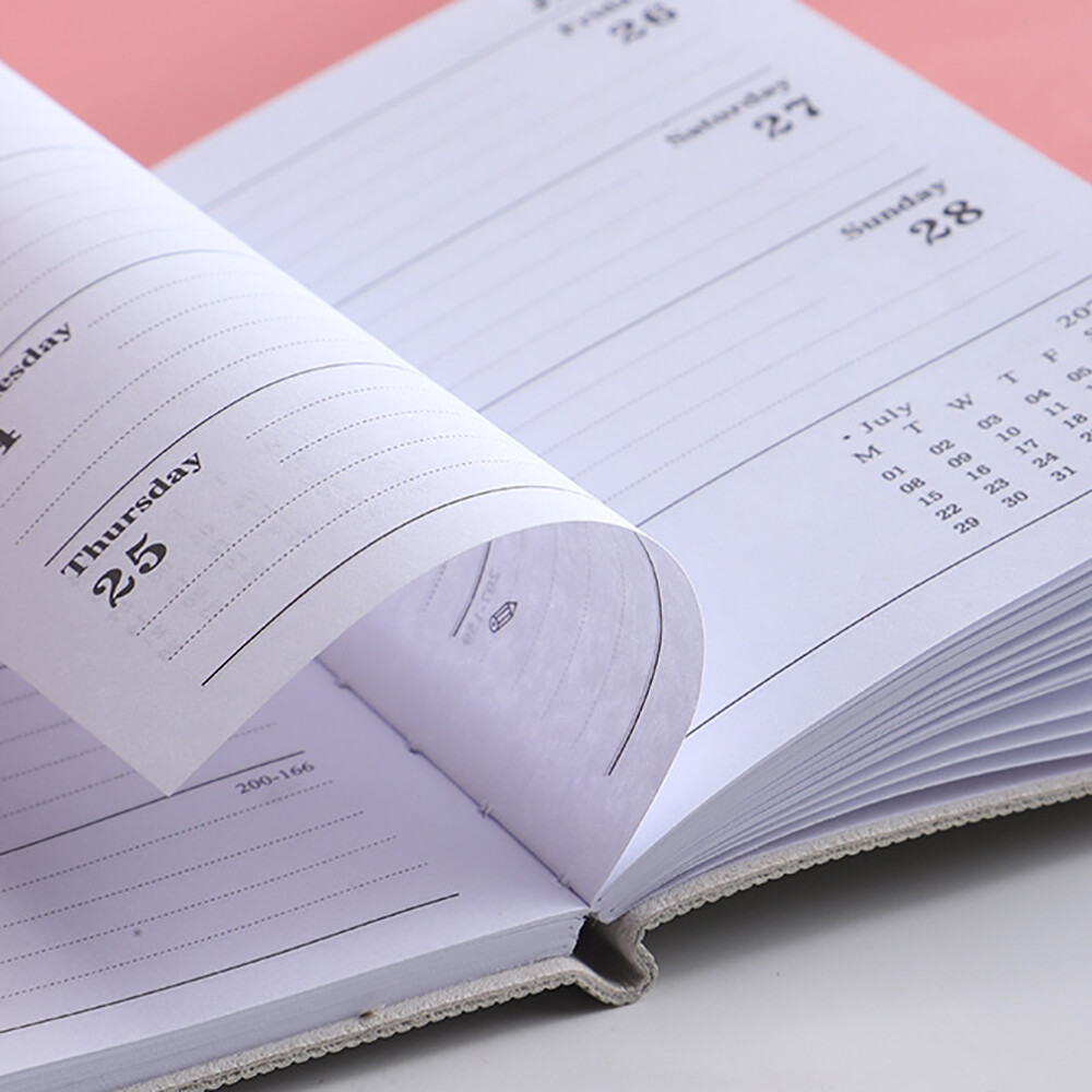 2024 Chương Trình Tổ Chức Hàng Ngày Tuần Kế Hoạch A7 túi mini Máy Tính Xách Tay 365 Ngày Notepad Nhật Ký kế hoạch hàng tháng Văn Phòng Trường Tạp Chí