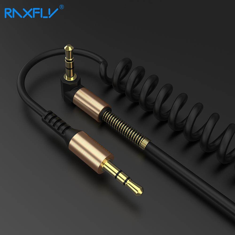 RAXFLY 3.5MM Audio Cable 3.5 Jack To Jack AUX Cable Headphone Beats Speaker For iPhone Car Male to Male AUX Cord Spring Cable