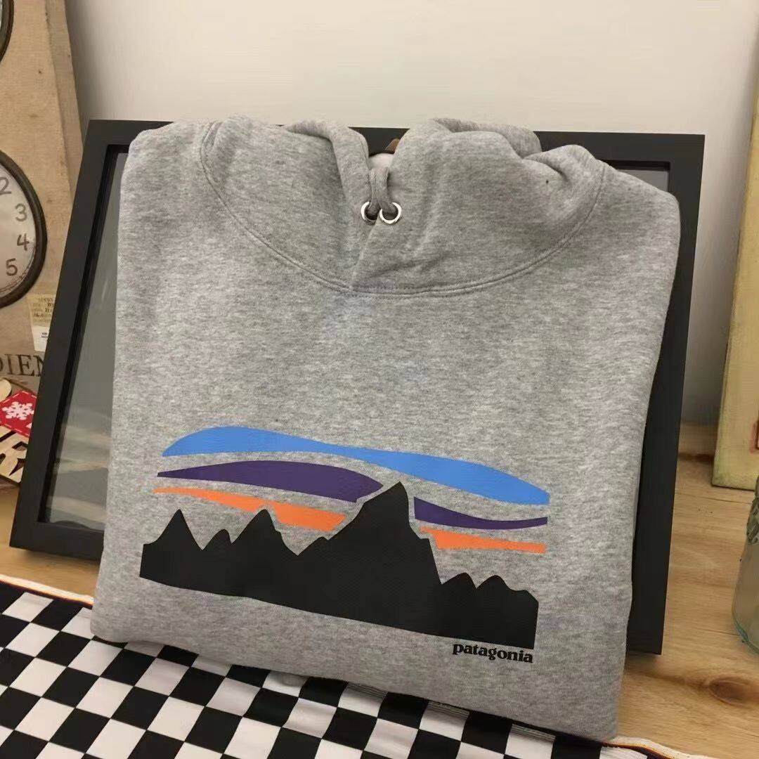 Patagonia's new hot selling unisex cotton print hoodie