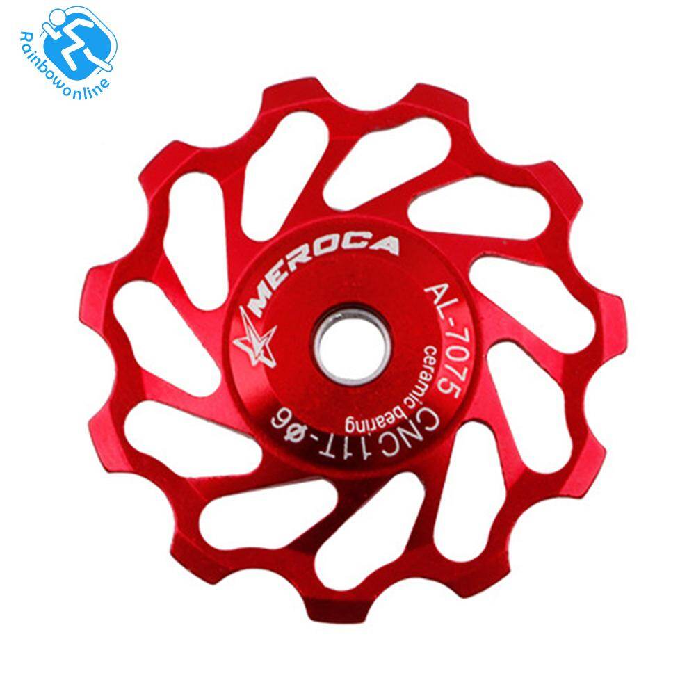 Cùi đề phía sau xe đạp đường trường mtb chịu lực bằng gốm, bánh xe ròng rọc nhôm