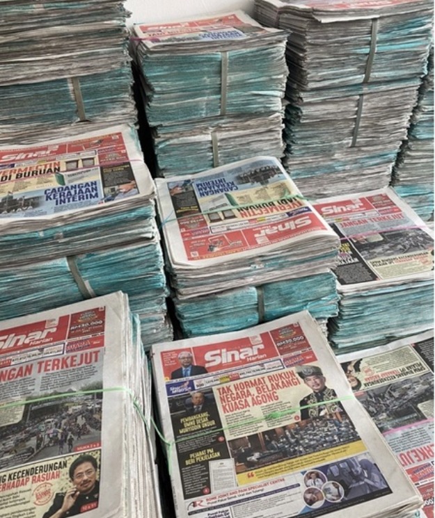 NEW & CLEAN 1KG± SURAT KHABAR LAMA BM 1KG± OLD NEWSPAPERS BM - KYW