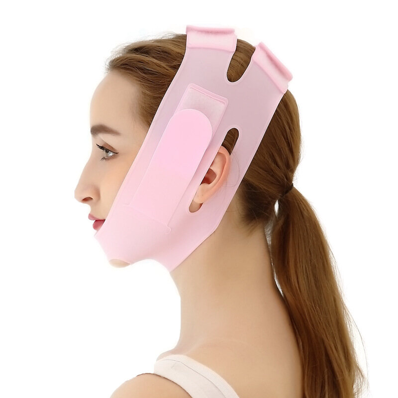New Nano Silicone V Shape Face Lifting Facial Mask Bandage Double Chin Reducing Cheek Chin Neck Slimmer Anti Wrinkle Face Bandage