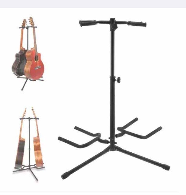 Guitar Stand 2pcs Double Holder Aluminum Alloy Floor Guitar Stand for Display Acoustic Electric Guitar Bass Malaysia