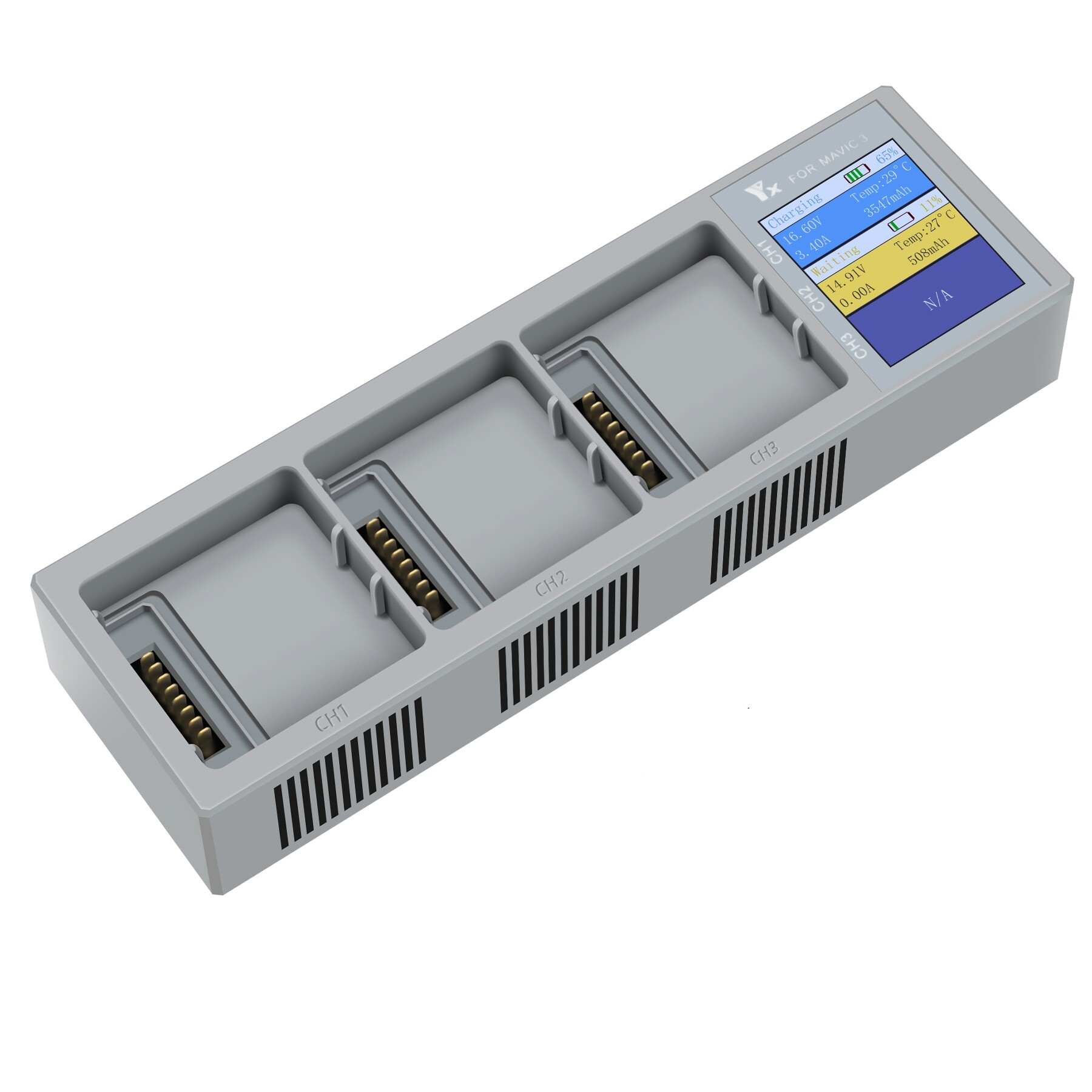 Bộ Sạc Hiển Thị Kỹ Thuật Số Cho DJI MAVIC 3 Phụ Kiện Sạc USB