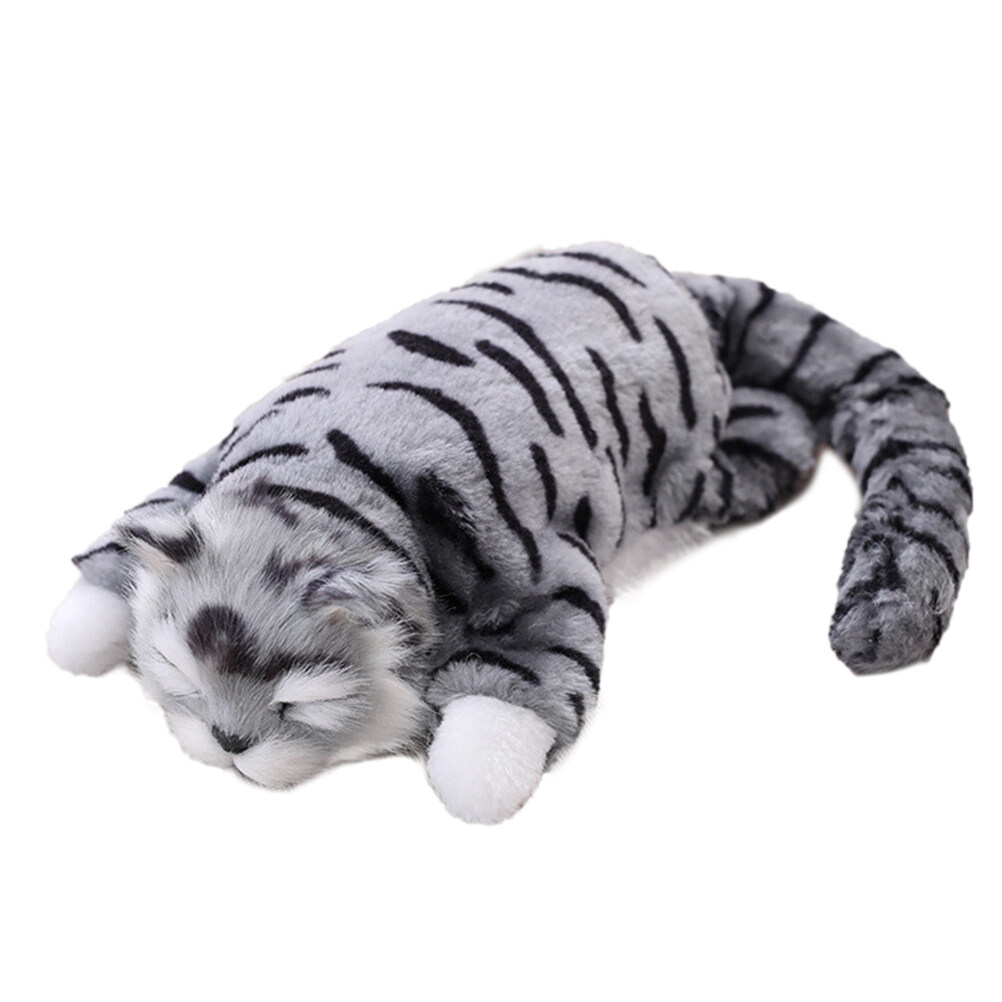 Kids Electric Simulation Cats Plush Toy Kittens Roll Cats Stuffed Doll