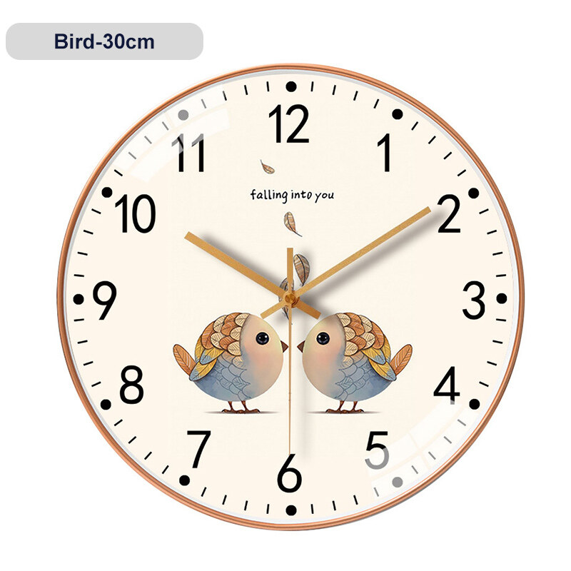 Wall clock living room simple modern silent silent quartz clock fashion creative round clock