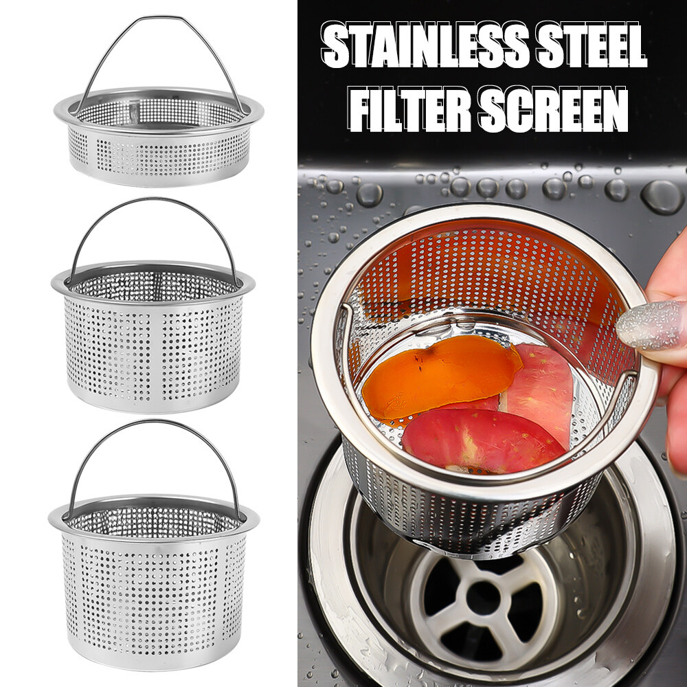 Kính Lọc Anglebabylife Bộ Lọc Bồn Rửa Nhà Bếp Mắt Lưới Inox Chén Lọc Chậu Rửa