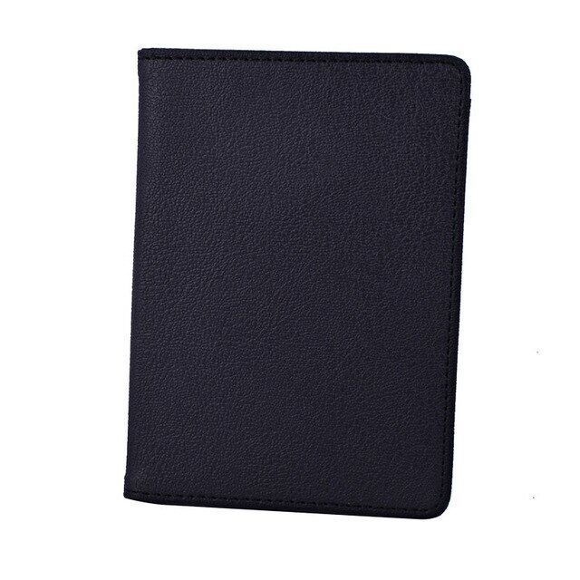 Passport Cover Leather Man Women Travel Passport Holder With Credit Card Holder Case Wallet Protector Cover Case