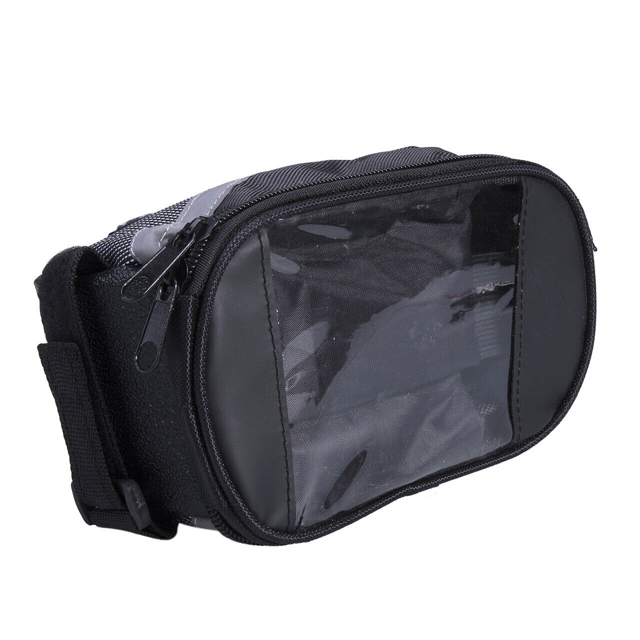 Waterproof Oxford Cycling Frame Pannier Tube Bag Front Frame Pannier Tube Bag For Cell Phone Bicycle Bike Touch Screen Wallet Key Holder