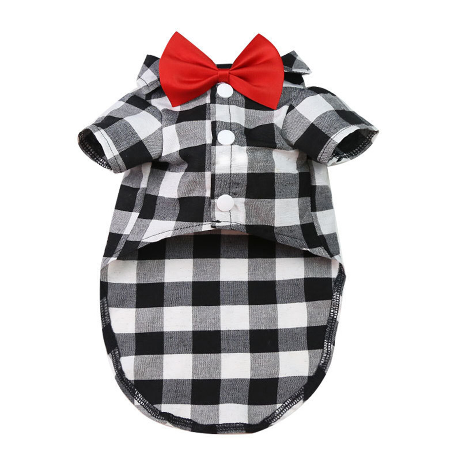 Huanhuang®Pet T-Shirt, Trang Trí Thắt Nơ In Họa Tiết Kẻ Sọc Cổ Bẻ Polyester, Áo Sơ Mi Trang Phục Cho Chó Cho Cuộc Sống Hàng Ngày