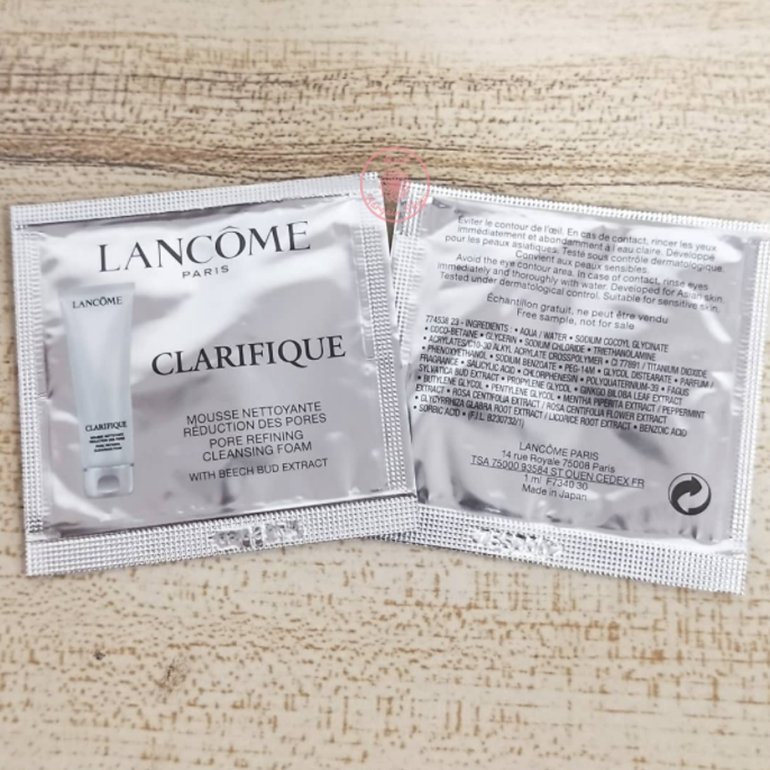lancome clarifique pore refining cleansing foam
