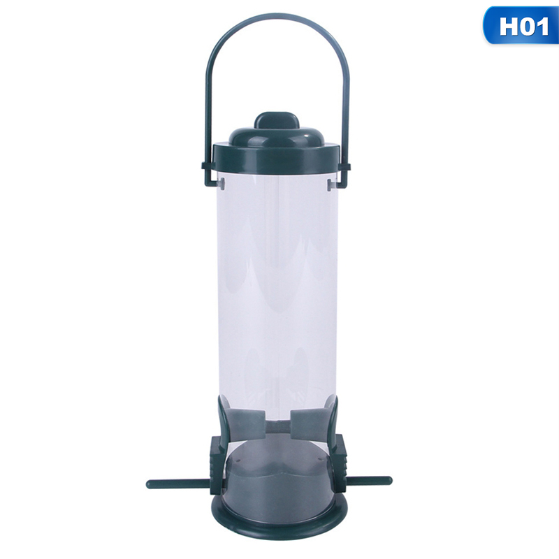 Dụng Cụ Cho Chim Ăn Dụng Cụ Cho Ăn Treo Ống Cổ Điển Dành Cho Tất Cả Các Loại Chim , Chịu Được Thời Tiết , Nhựa Cứng Cao Cấp Với Móc Treo Kim Loại (1 Gói) (Bule 6 Cổng Cho Chim Ăn-1 Gói)