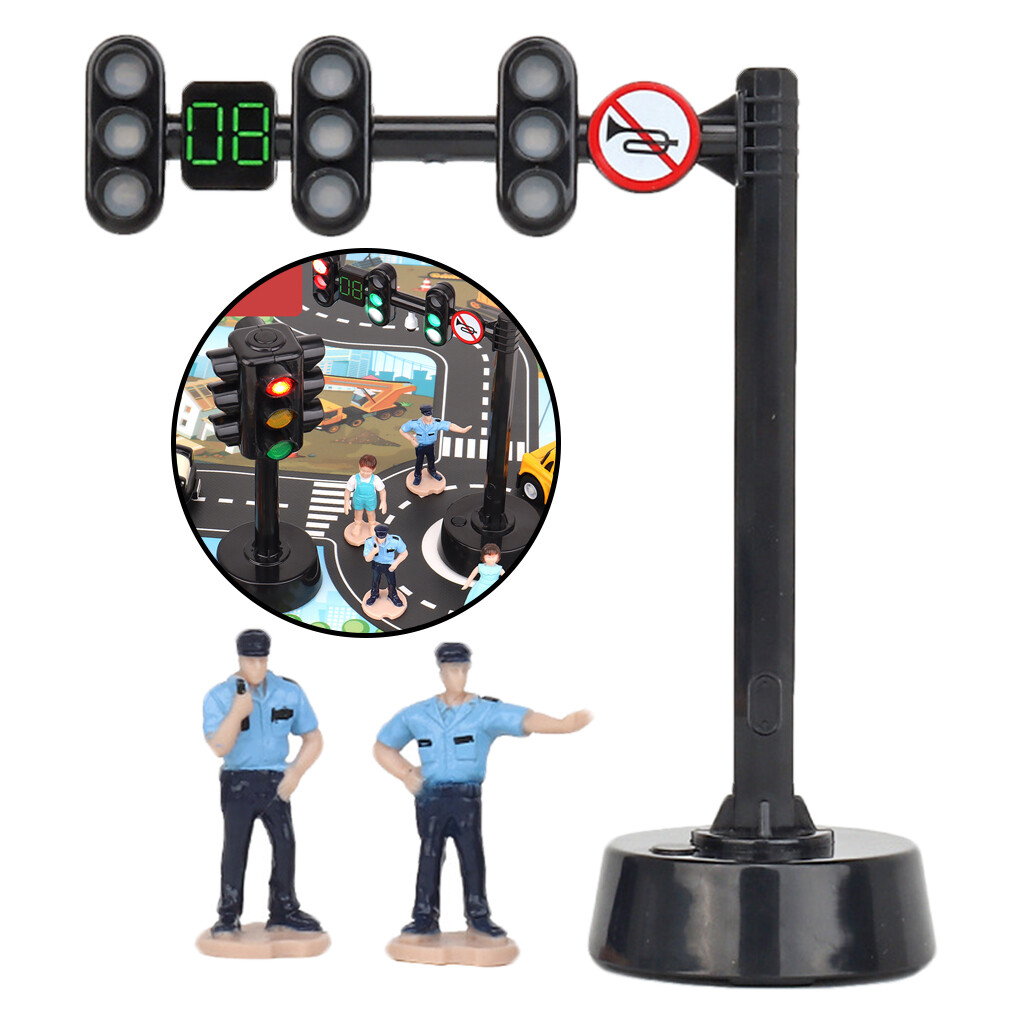 lahomia Electric Traffic Light Toy, Traffic Signal Light Toy, Simulation Traffic Lights, Traffic Signal Light Toy, Child Educational Toy