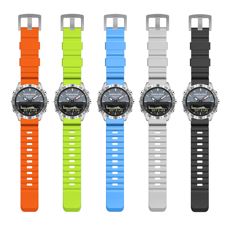 NORTH EDGE 24mm Silicone Strap For Apache3/ Gavia2/Range5