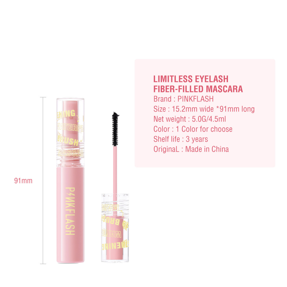 [พร้อมสต็อก] PINKFLASH OhMyWink Limitless Eyelash Fiber-Filled Mascara ...