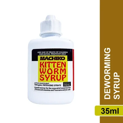 Machiko Kitten Worm Syrup 35ml Cat Deworming Solution