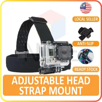 Adjustable Head Strap Mount for Gopro/ SJCAM/ Xiao Yi /EKEN / Action Camera