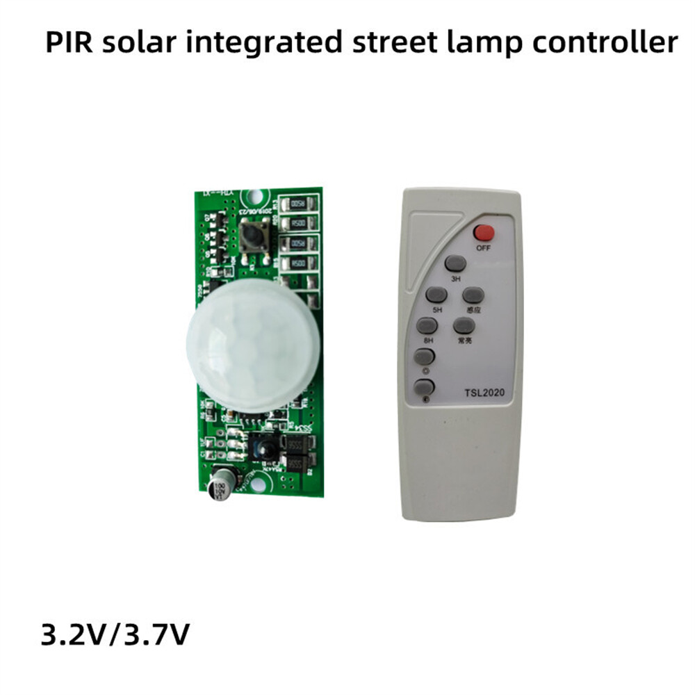 Original Aideepen Remote Control + Human Body Induction Solar Light Circuit Board 3.2V3.7V Solar Integrated Street Light Control Board