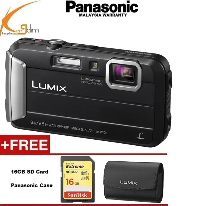 Official Panasonic Lumix Dmc Ft30 Ft30 Black Panasonic 2 Years Wty Lazada