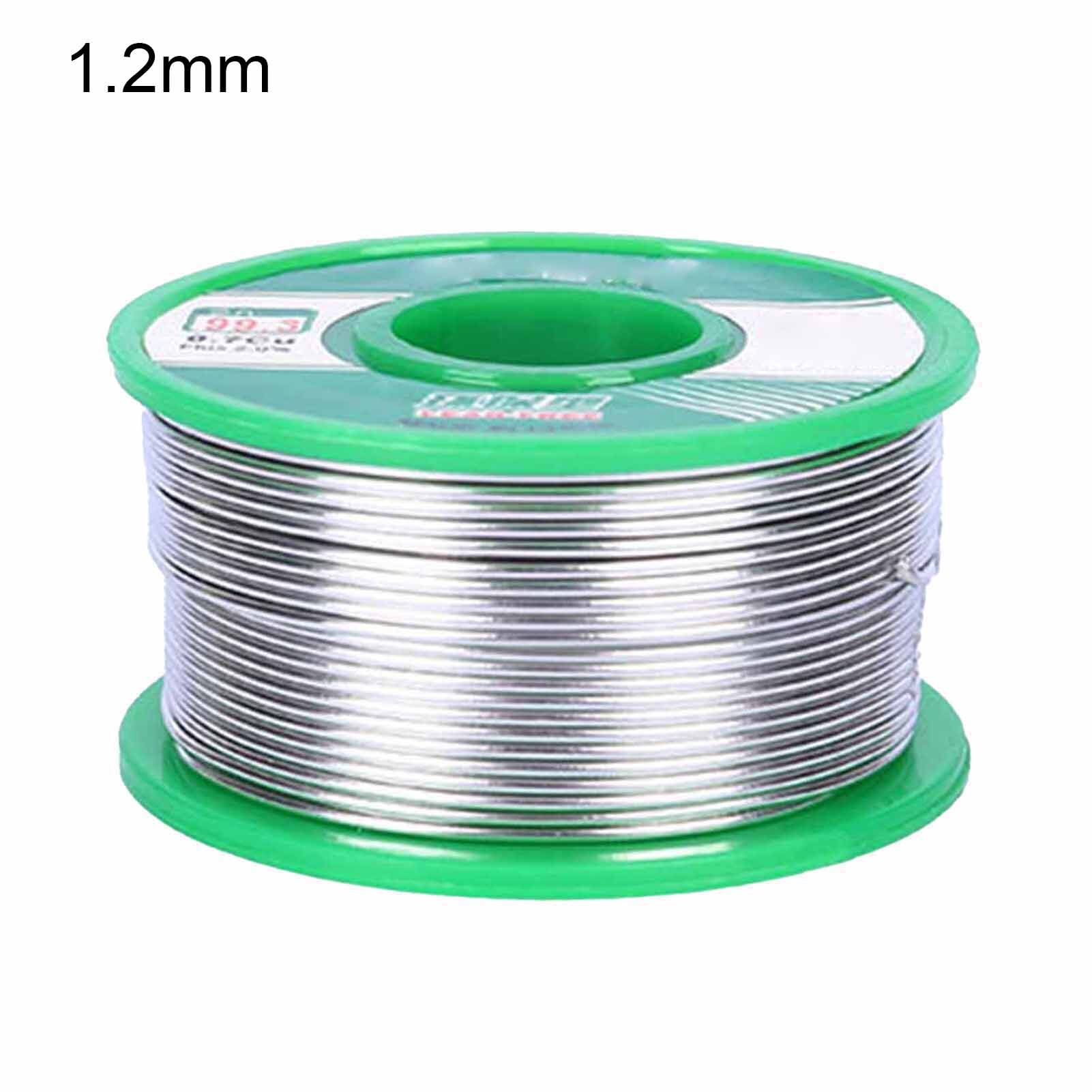 Farfi 100g 0.5-2mm Solder Wire Eco-friendly Low Melting Point Excellent Performance Versatile SN99.3CU0.7 Lead-free Solder Tin Wire for Computer Circuit Board
