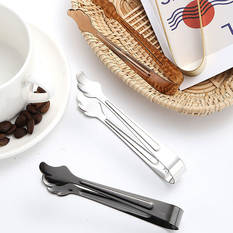 Ice Cube Clip Sugar Tong Bar Ice-cube Picker Clamp Kitchen Accessory