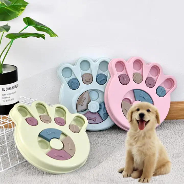 Haizhou Dog Food Turntable Pet Puppy Treat Dispenser Dog Puzzle