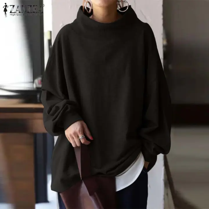 women's mock neck long sleeve