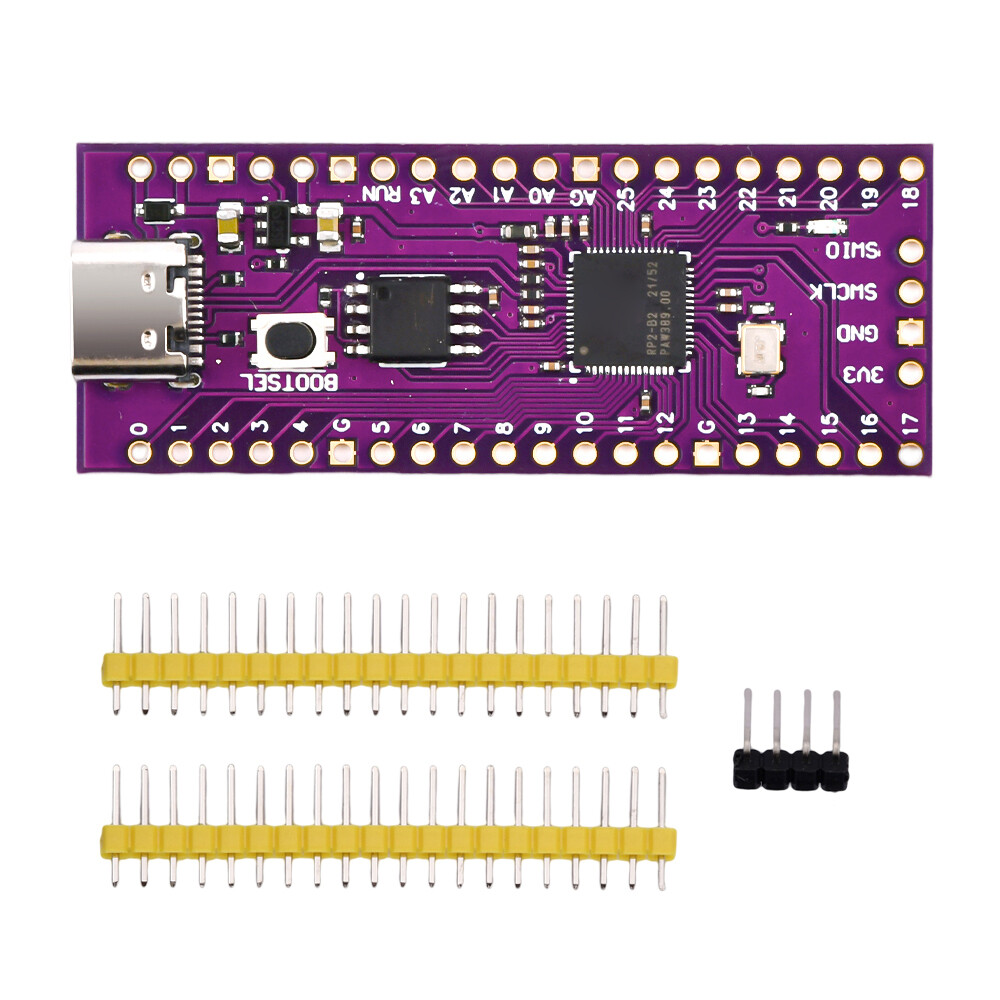 PANTHON Raspberry Pi Pico with Pre-Soldered Header Microcontroller Mini Development Board Raspberry Pi RP2040 Chip